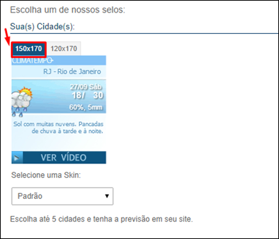Widget – Coloque o clima no seu blog - Visual Dicas