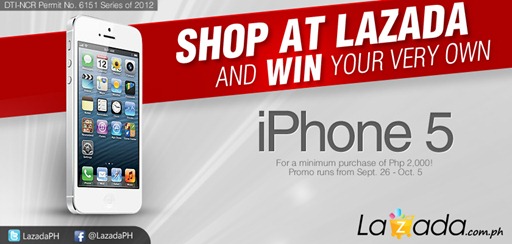Lazada Philippines iPhone 5 Giveaway