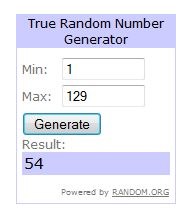 Random Winner Number