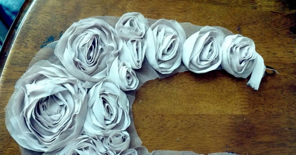 Jahitan MANIKqueen: bunga ros 3D besar