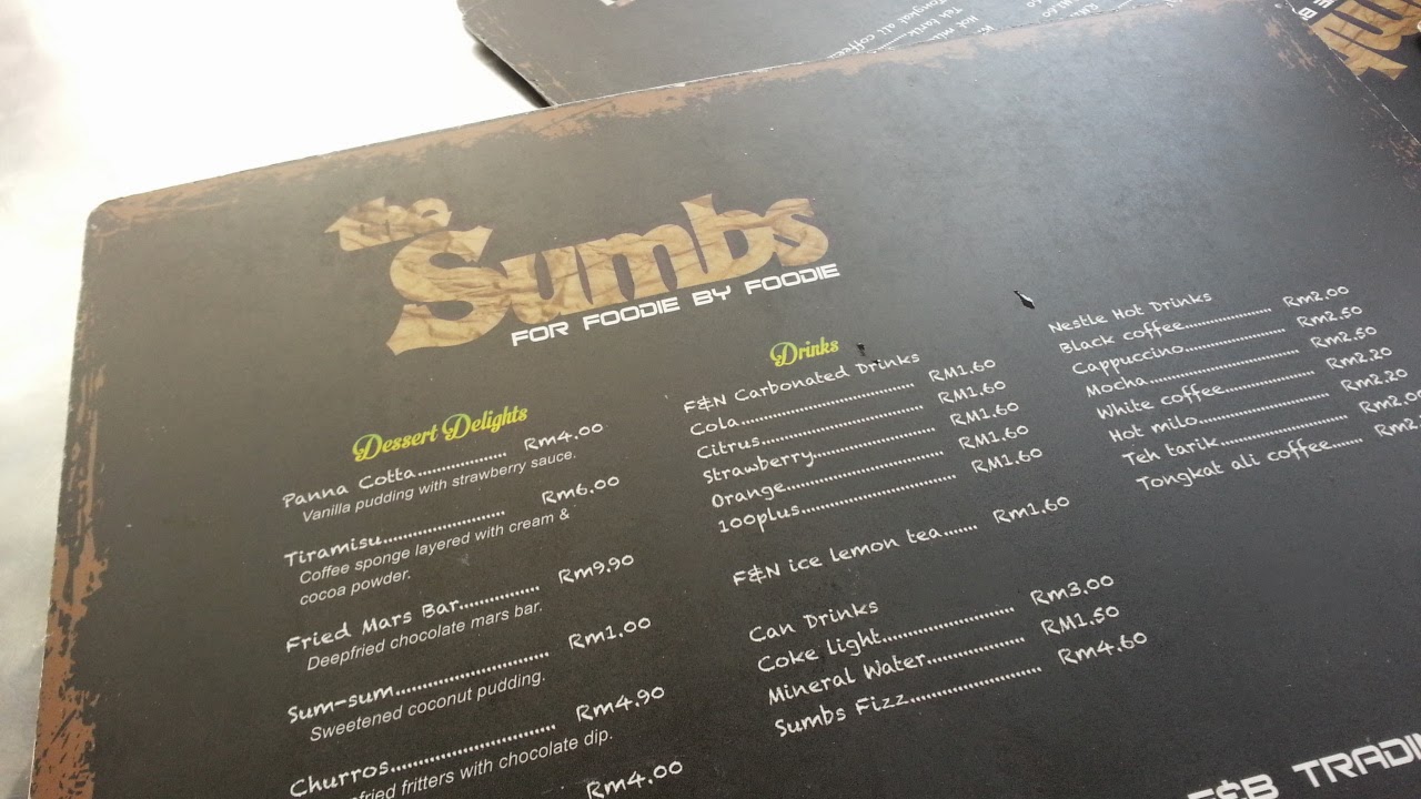 The Sumbs Cafe Shah Alam  Ini Cerita Jalan dan Makan !! JJCM  The