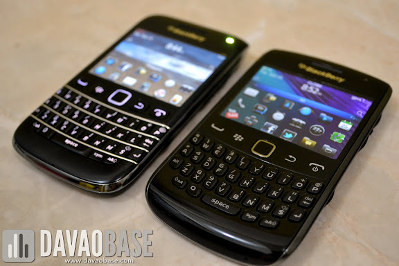 Blackberry Bold 9790 and Curve 9360 phones