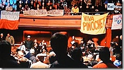 Homenagem a Pinochet no teatro Caupolicán em Santiago do Chile.Jun2012