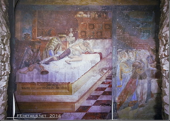 Affresco "Il miracolo dei Santi Cosma e Damiano", Chiesa di San Paolo, Ferrara
