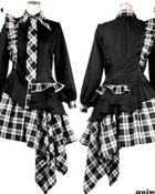 Animania Gothic Punk Wear Monotone Set