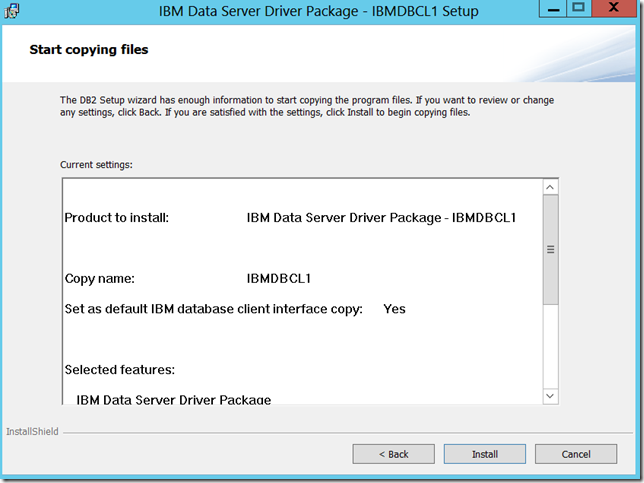 download db2 driver package