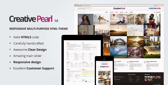 CreativePearl - Photography Responsive Template - Photography Creative