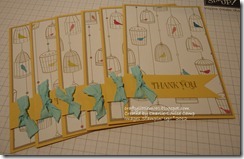 birds of a feather dsp thank you card craftylittlemoos.blogspot.com Created by Charlie-Louise Camp Images Stampin' Up! © 2013