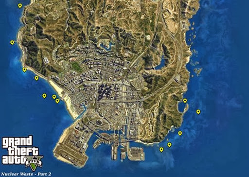 GTA V Nuclear Waste Locations Fundorte Der Nuklearabf Lle Spass 