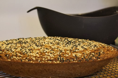 South African Cape Seed Bread in Lekue Baker