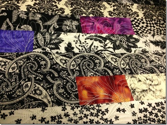 front quilting