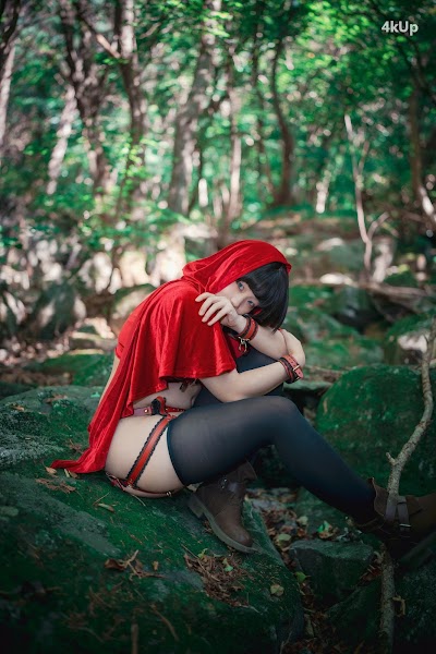 DJAWA Photo – Mimmi (밈미) Naughty Red Hiring Hood