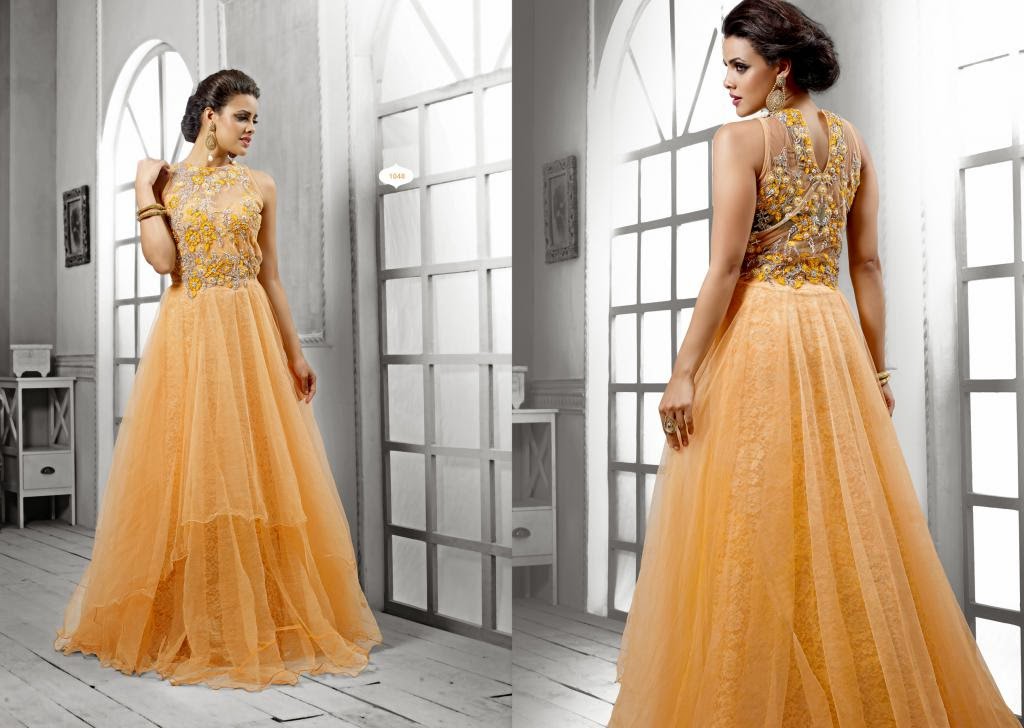 designs of one piece from saree