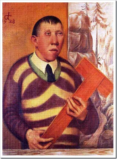 Otto Dix, Ritratto del pittore Franz Radziwill