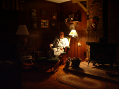 c0 Dad (Charles Wilson Cairns) in his favorite chair; Erie, 2008