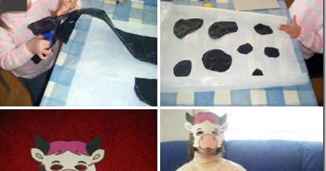IDISFRAZ ideas para tu disfraz: Ideas disfraz escolar de vaca con bolsa de  basura