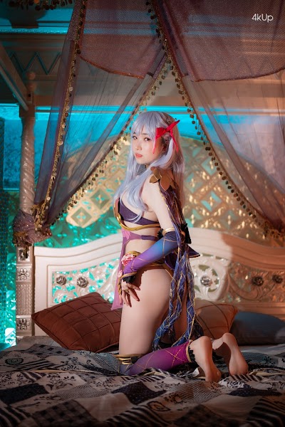 CreamSoda Bambi (밤비) – Cosplay Tamamo + Kama (FGO)