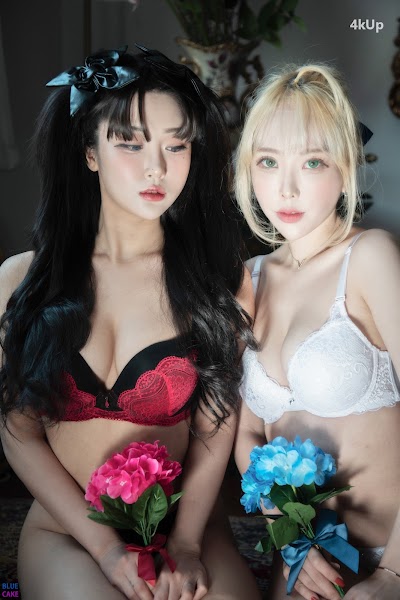 [BLUECAKE] Bomi (보미) & Zia (지아) Fate Saber x Thosaka Rin – Lingerie.Ver