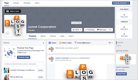 Cara Membuat Halaman FanPage Facebook 10