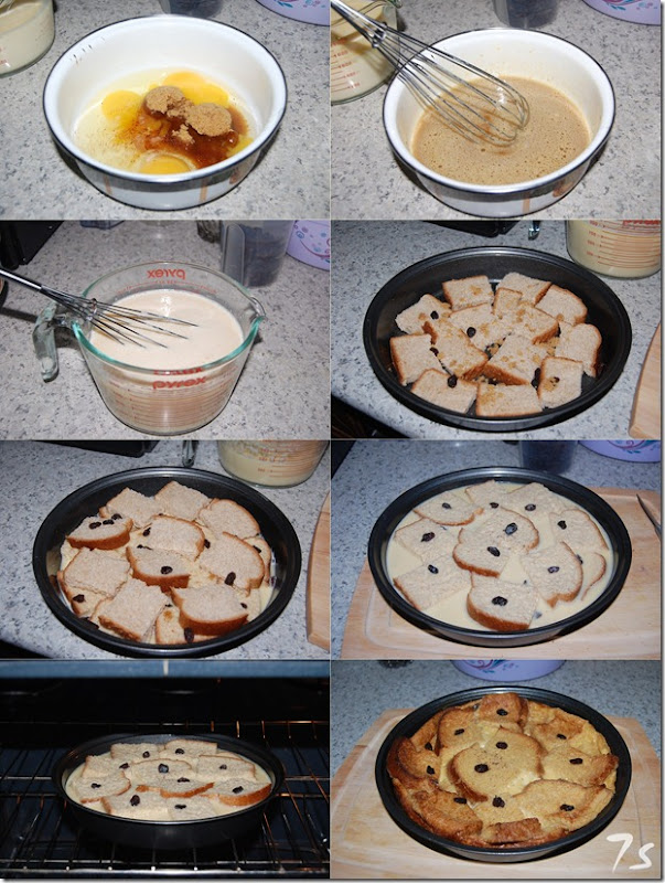Bread pudding process