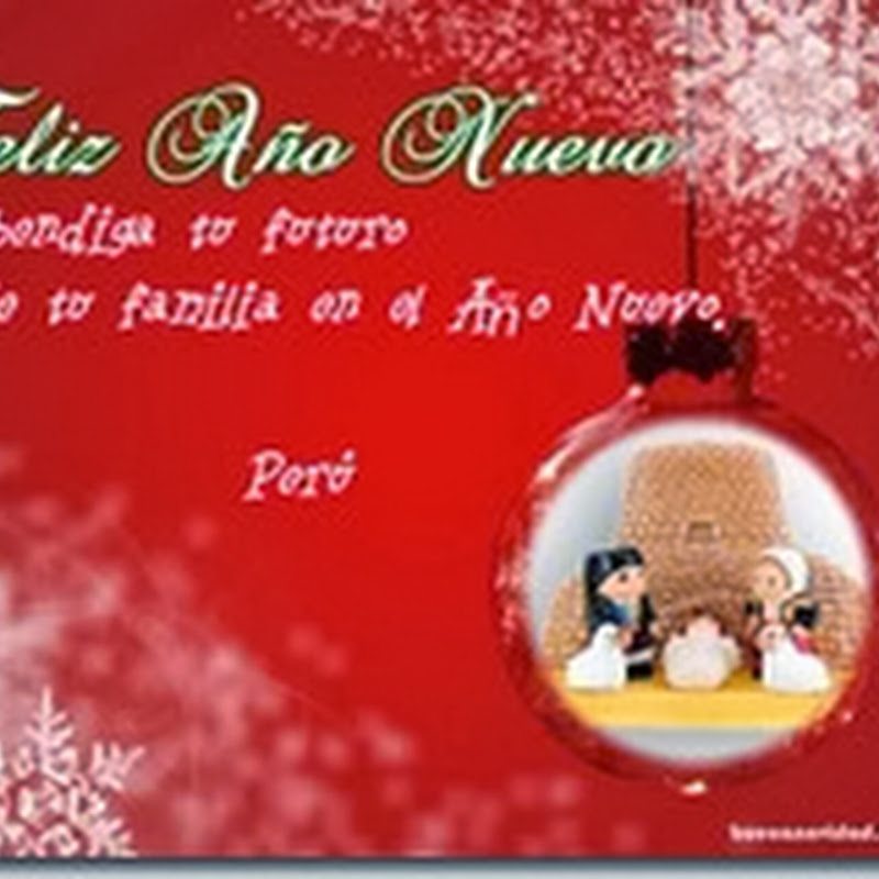 Feliz año nuevo  Perú con Bola