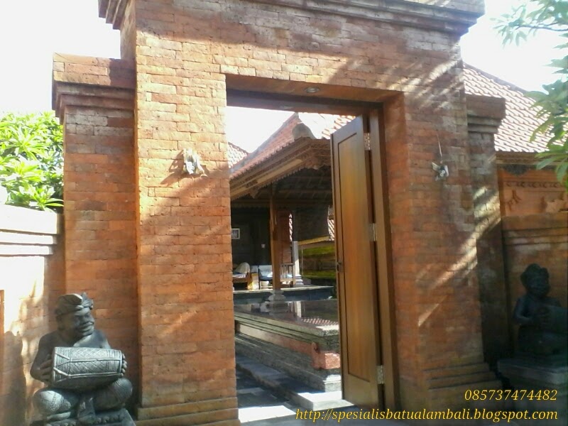  Gerbang  antik bata ekspose Spesialis Batu Alam Bali 