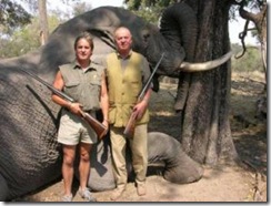 D.Juan caçado a matar elefante.Abr.2012