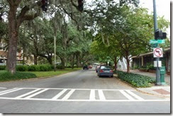 Street in downtown Savannah
