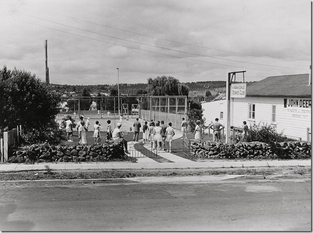 Armidale tennis club 1950s