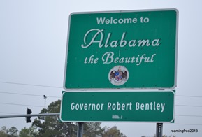 Alabama - a new state for us!