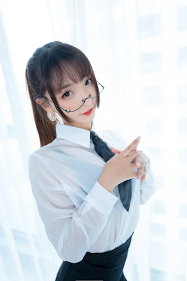 Coser@神楽坂真冬 Vol.055 电子相册-白色办公室《ホワイトオフィス》