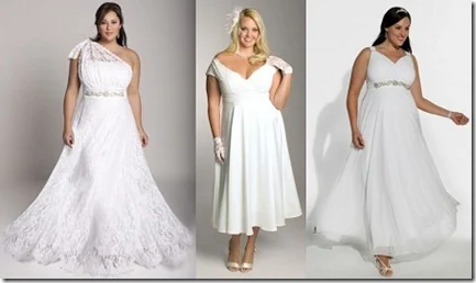 hermosos y elegantes vestidos para novias gorditas 2013 con accesorios
