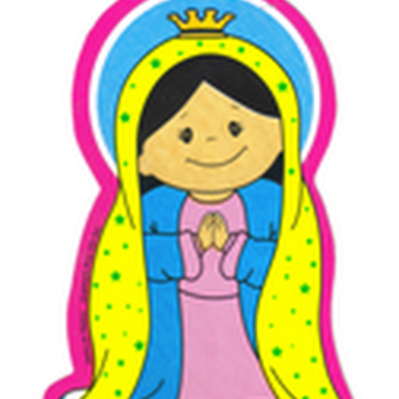 Virgen de Guadalupe moderna DIBUJOS A COLOR