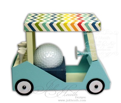 His golf cart1