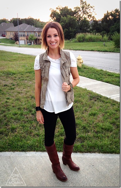 Make Your Own Cargo Vest in Three Easy Steps- Perfect for layering this Fall!