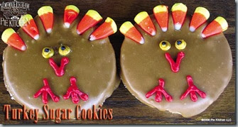 turkey sugar cookies
