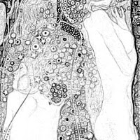 Gustav Klimt Serpientes de agua II
