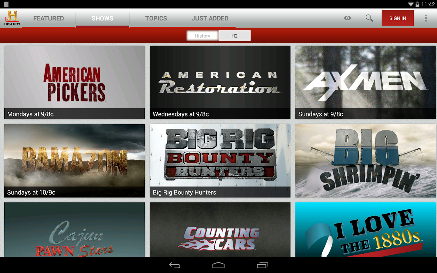 HISTORY Android Apps on Google Play