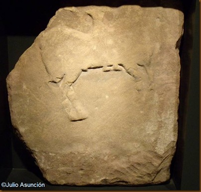Estela de tipo jinete - museo de la romanización - Calahorra