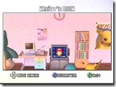 Decorando o quarto com o Nintendo64, é possível ver telas de jogos como Mario 64 e Ocarina of Time
