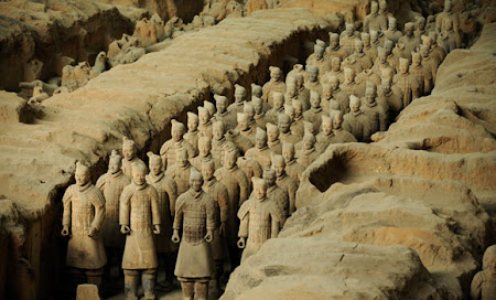 Obiective turistice China: armata de teracota
