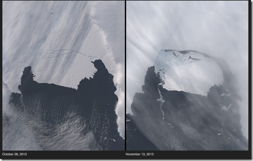 Derretimiento de los glaciares Antártida