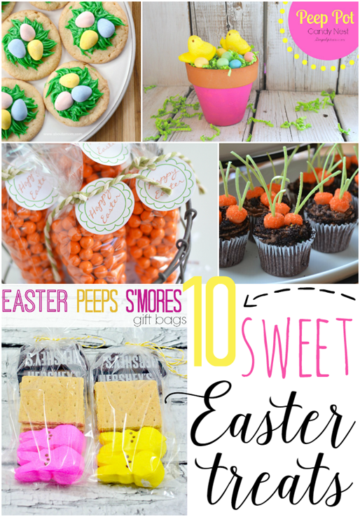 10 Sweet Easter Treats at GingerSnapCrafts.com #Easter #sweettreats 