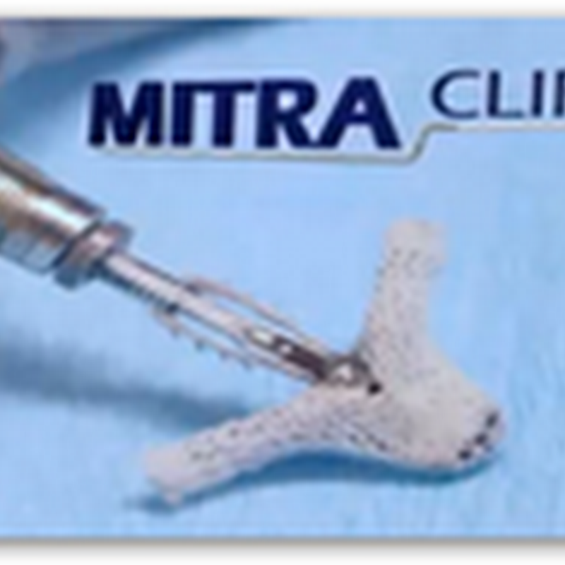 FDA Finally Gives Approval To Abbott MitraClip–Has Been Approved for Use In Europe Since 2008 To Help Leaky Heart Valves