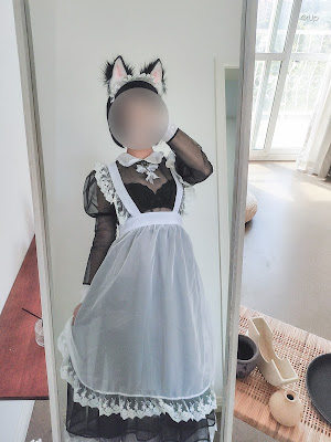 Coser@蠢沫沫 (chunmomo) Vol.037 透明女仆自拍