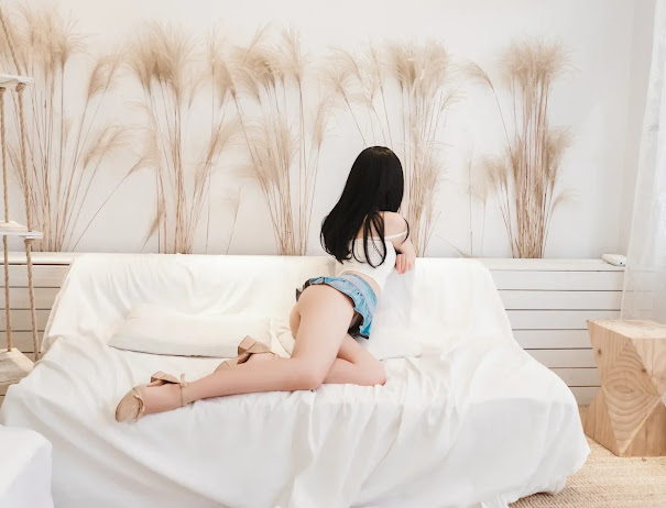 Coser@面饼仙儿 No.045 白色牛仔裙