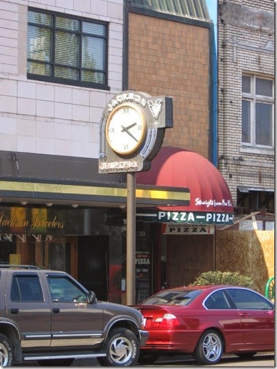 IMG_3228 Jackson Jewelers Street Clock in Salem, Oregon on September 4, 2006