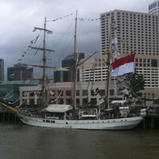Tall ship at New Orleans