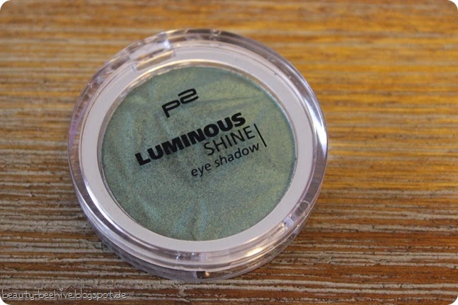 p2 neues sortiment frühjahr 2015 luminous shine eyeshadow lidschatten 050 secret twinkle review make up look swatch