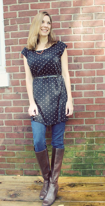 what we wore polka dots